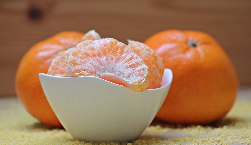 Baja de peso con mandarina